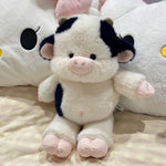 RUNNING COW PLUSHIE ( SUPERCUTE)